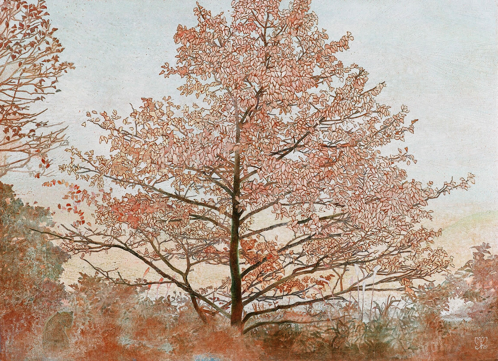 日本画家 新井まち子 作品集「樹」Machiko Arai Gallery2